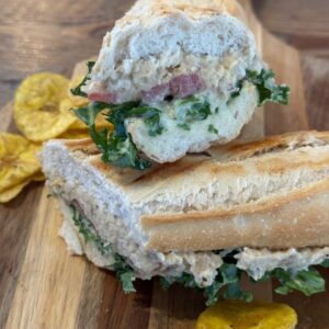 Chickpea Tuna Sandwich, vegan at The Plantisserie, Miami