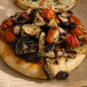 Pizzetta: Roasted Veggies, vegan at The Plantisserie, Miami