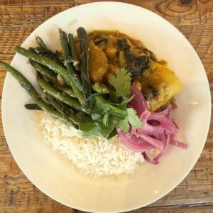 Indian Bowl, vegan at The Plantisserie, Miami