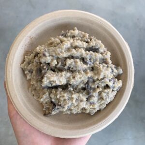 Quinoa Fungi Risotto, vegan at The Plantisserie, Miami