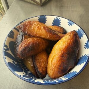 Plantains, vegan at The Plantisserie, Miami