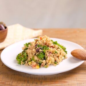 Quinoa, Bean and Kale Salad, vegan at The Plantisserie, Miami