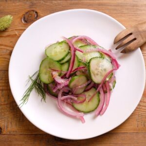 Pepino Salad, vegan at The Plantisserie, Miami