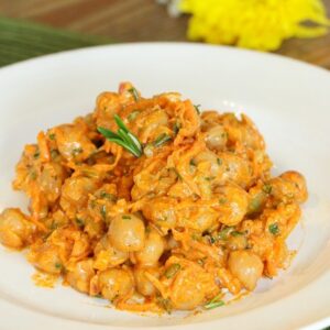 Garbanzo Salad, vegan at The Plantisserie, Miami